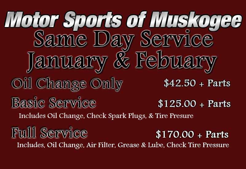 Motor Sports of Muskogee Same Day Service